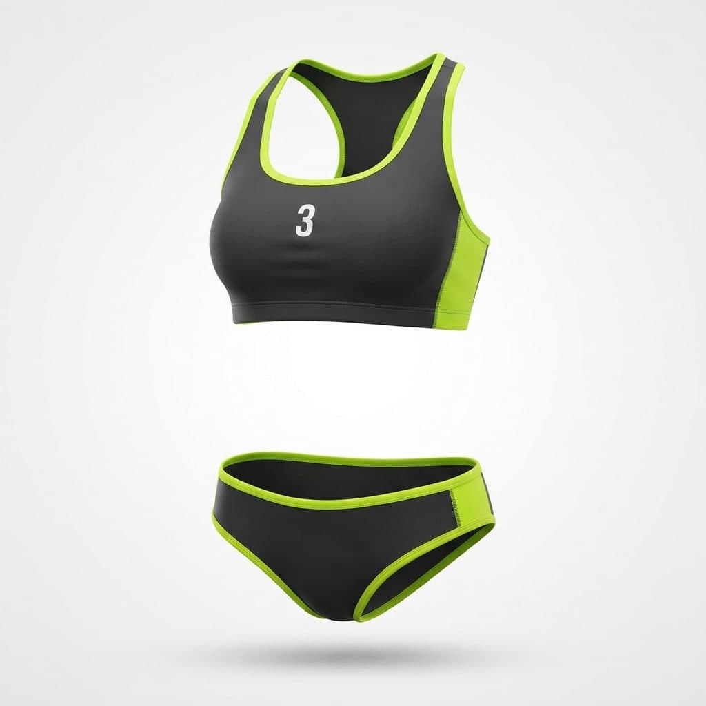 Beach volleyball set