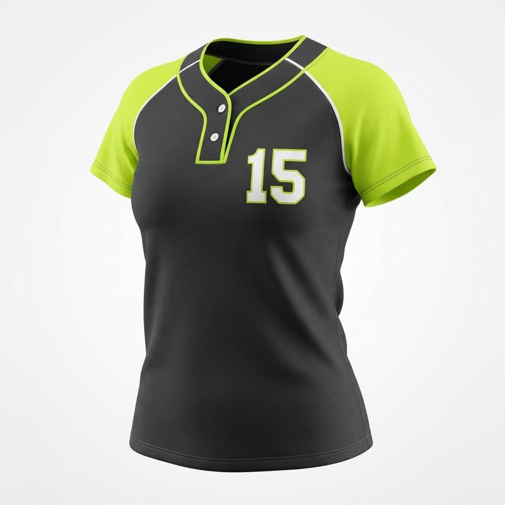 Women's cut softball jersey