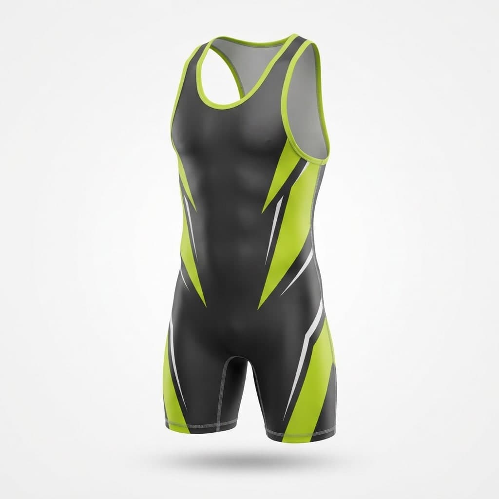 Sublimated wrestling singlet